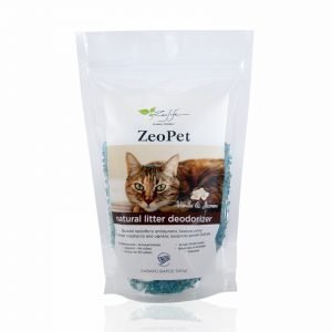 ZeoPet με άρωμα βανίλια και γιασεμί – Φυσικό πρόσθετο απόσμησης λεκάνης γάτας – 500gr
