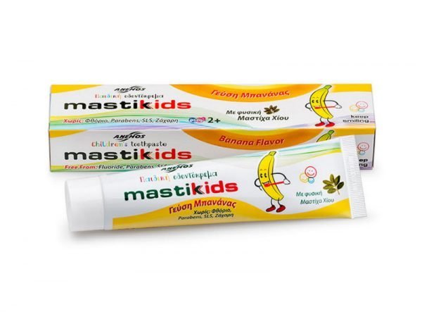 Anemos Οδοντόκρεμα Mastic Kids 75ml με Γεύση Μαστίχα Χίου & Μπανάνα για 2+ χρονών