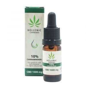 Έλαιο κάνναβης 10% CBD (1000mg) Full Spectrum - 10ml Hellenic Cannabis