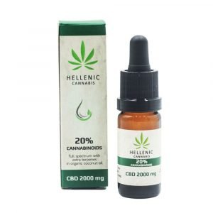 Έλαιο κάνναβης 10% CBD (2000mg) Full Spectrum - 20ml Hellenic Cannabis