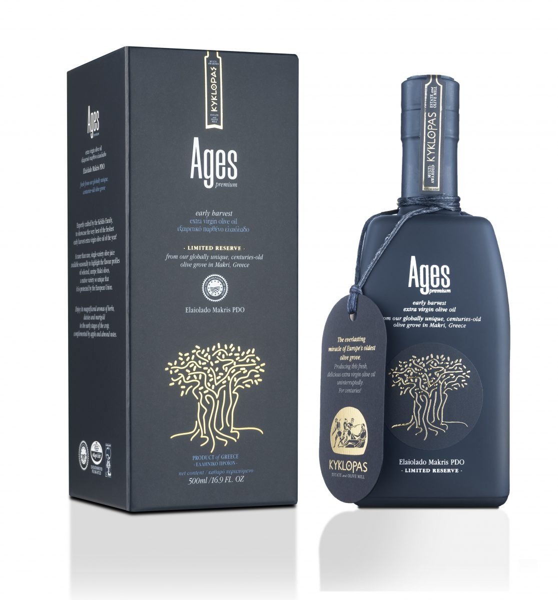 AGES – Premium Εξαιρετικό Παρθένο Ελαιόλαδο 500 ml – Κύκλωπας