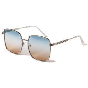 "Silver-Blue-Brown-Dina" Polarized Sunglasses - MOSCOW MULE